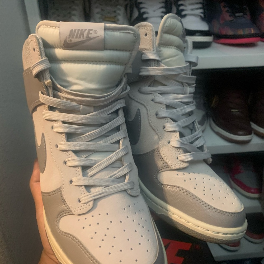 Nike sky high wedge sneakers